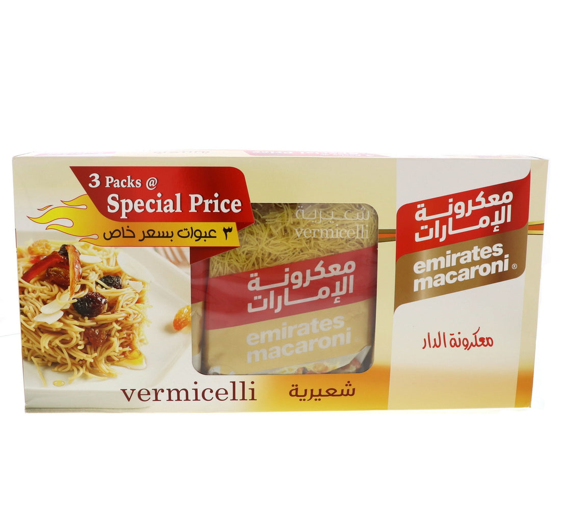 Emirates Macaroni Vermicelli 3 x 400 g