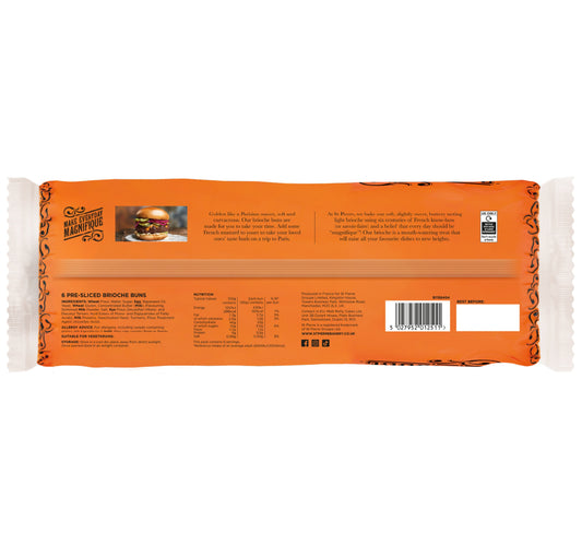 St. Pierre Brioche Burger Buns 6 pcs 300 g