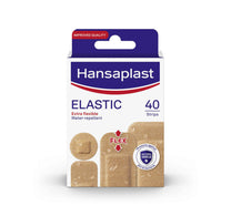 ضمادات الجروح القماشية المرنة من هانزا بلاست، مقاومة للماء، 40 قطعة