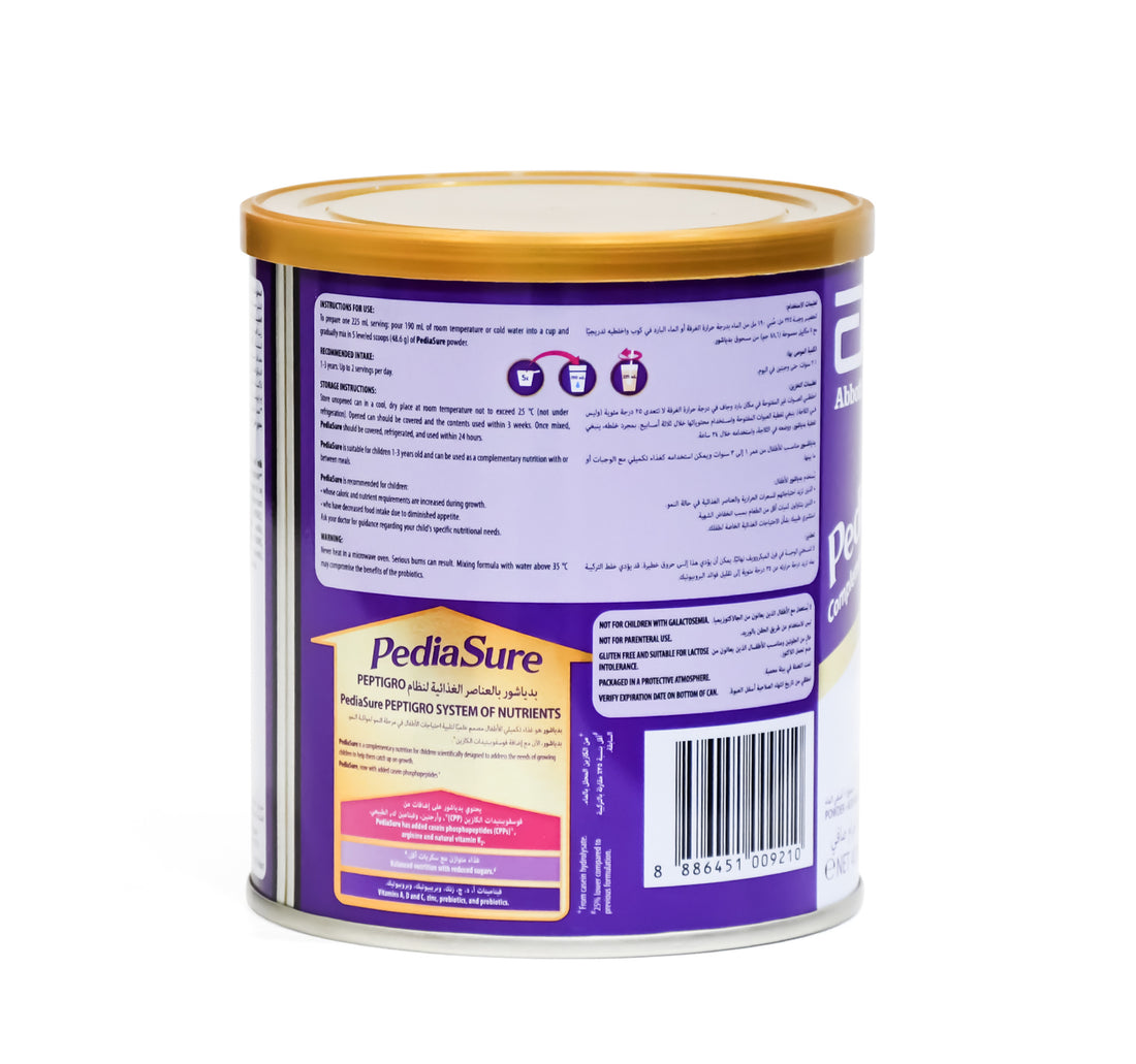 Pediasure Peptigro System With Vanilla Flavour For Children 1-3 Years Old 400 g