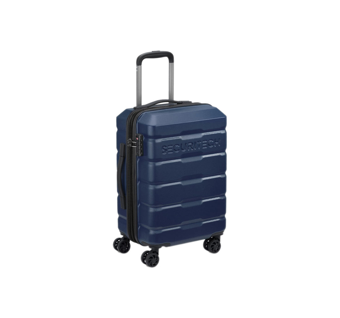 Delsey Securitech Citadel 4Wheel Hard Trolley 54cm Navy