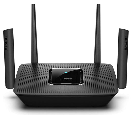 Linksys MR9000-ME Tri-Band Mesh WiFi 5 Router (AC3000, Compatible with Velop Whole Home WiFi System, 4 Gigabit Ethernet Ports, Parental Controls Via Linksys App), Black