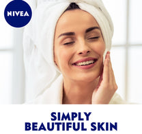 Nivea 3-in-1 Gentle Cleansing Face Wipes for Dry Sensitive Skin with Almond Oil 25 pcs