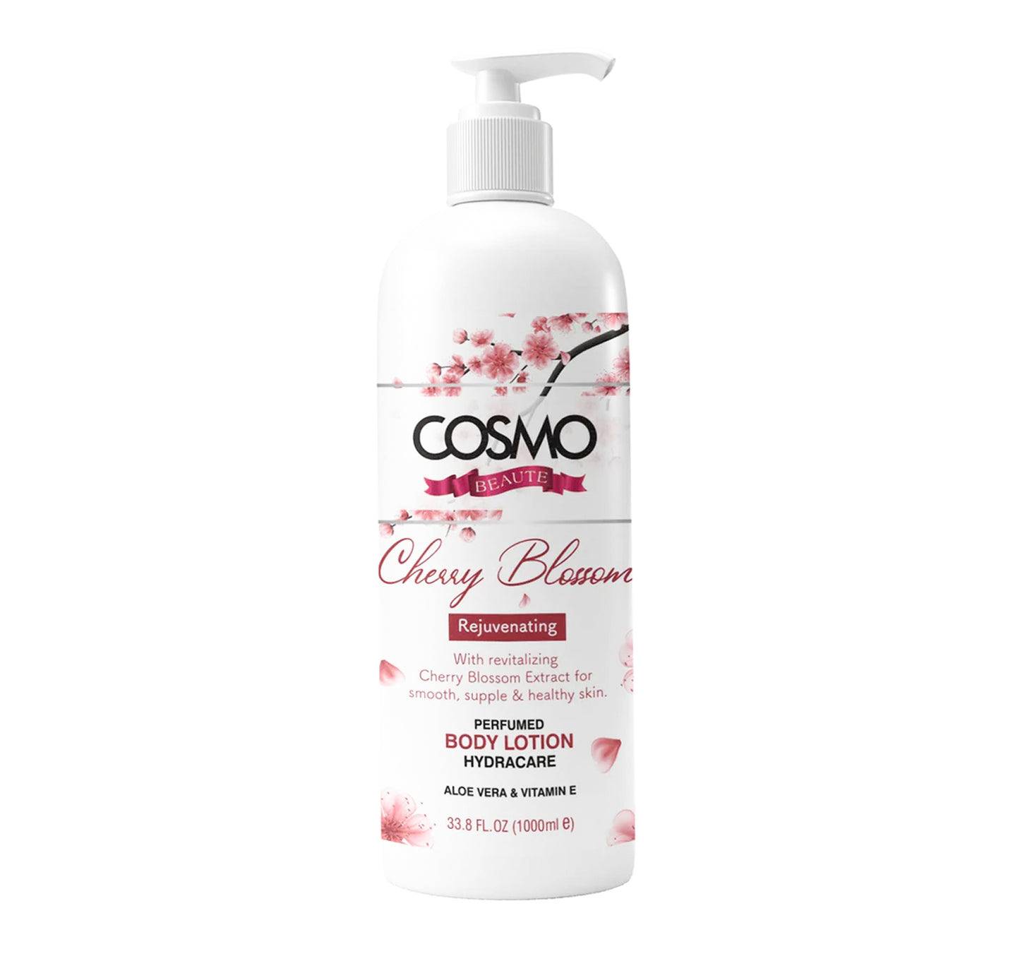 Cosmo Beaute Cherry Blossom Rejuvenating Perfumed Body Lotion 1 Litre
