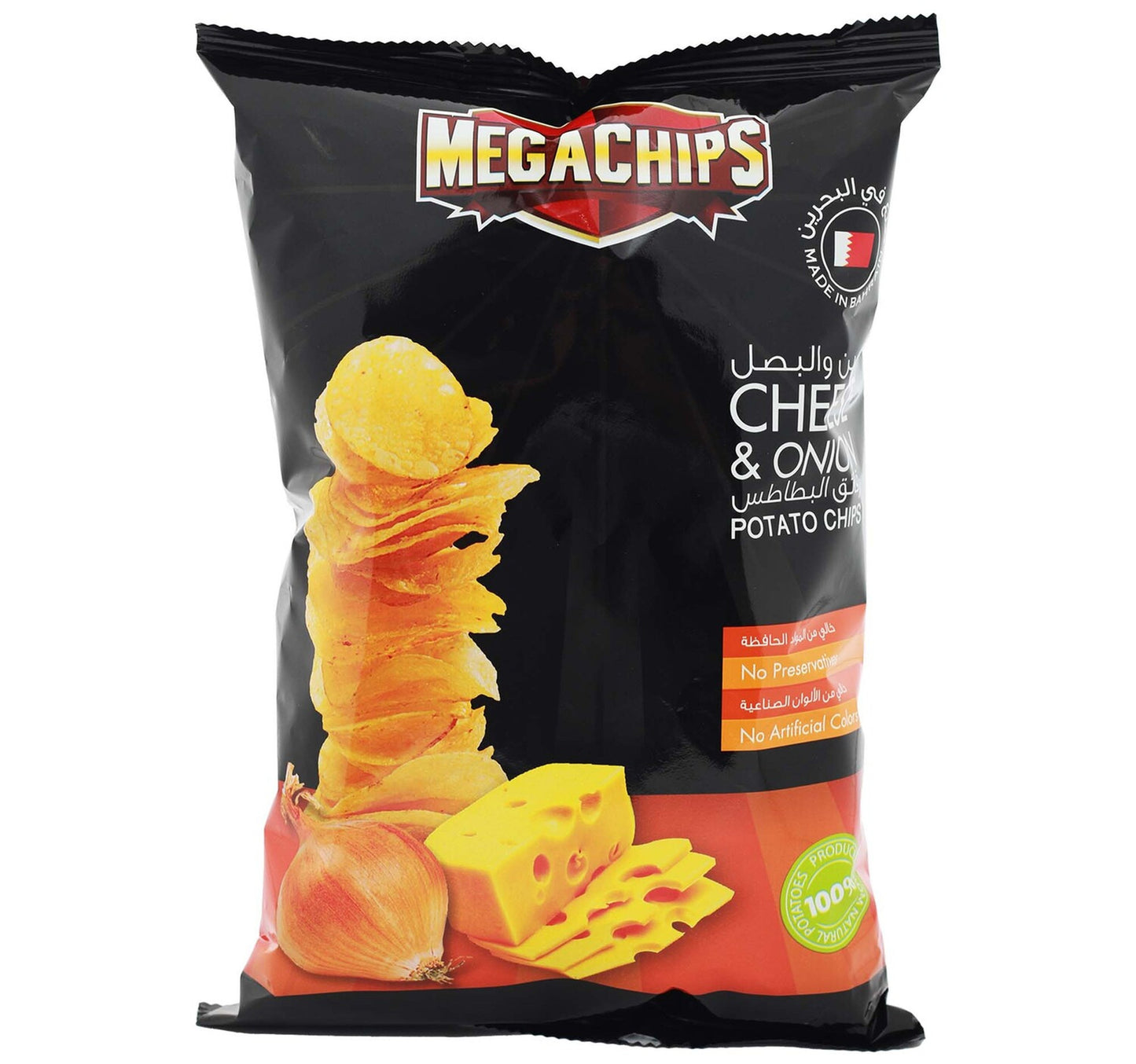 Mega Potato Chips Cheese & Onion 90 g