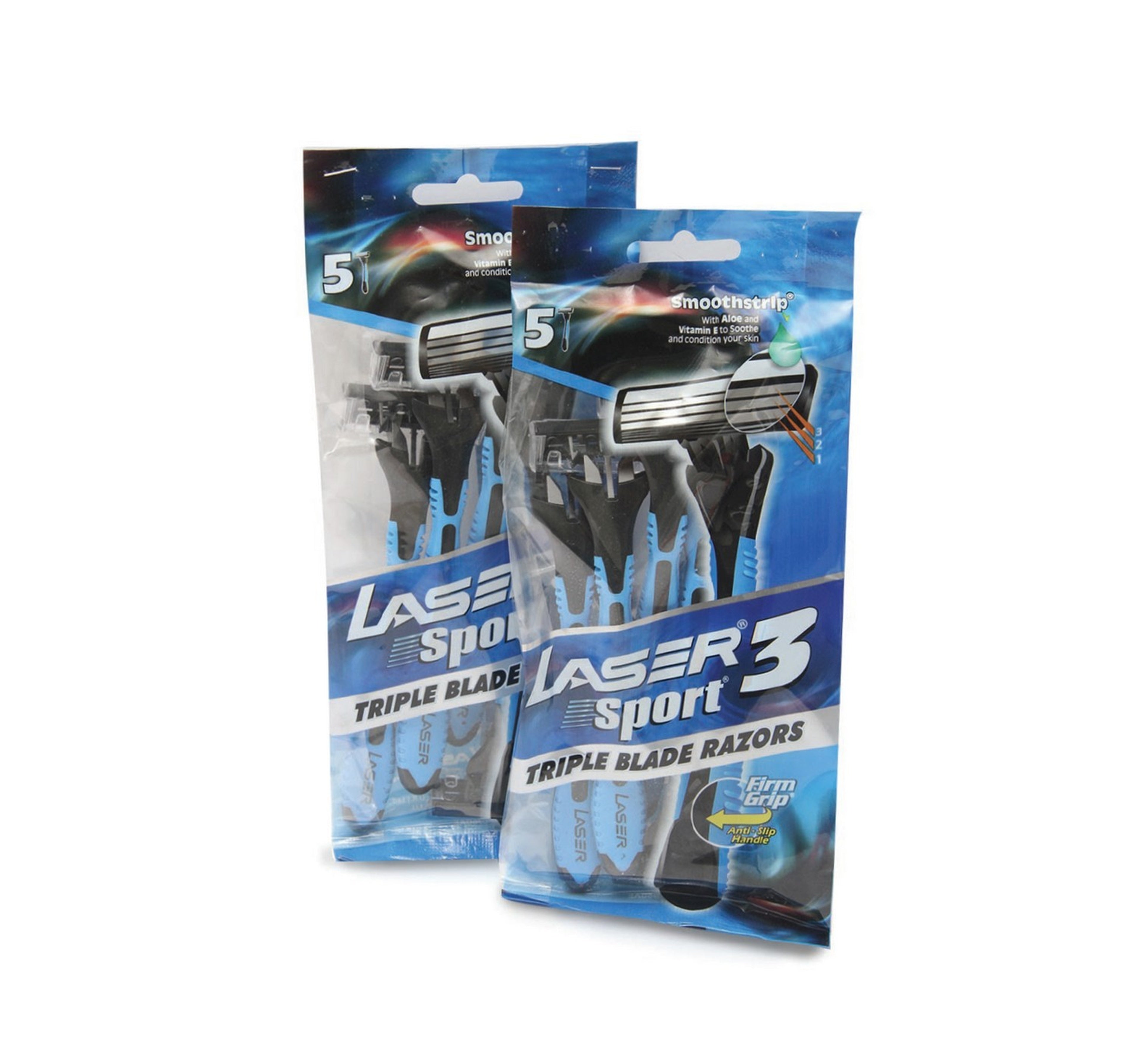 Laser Sport 3 Disposable Razor Value Pack 10 pcs – Shefs