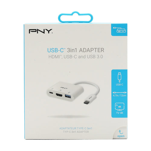 محول عرض PNY 3 في 1 من النوع C UA30HD