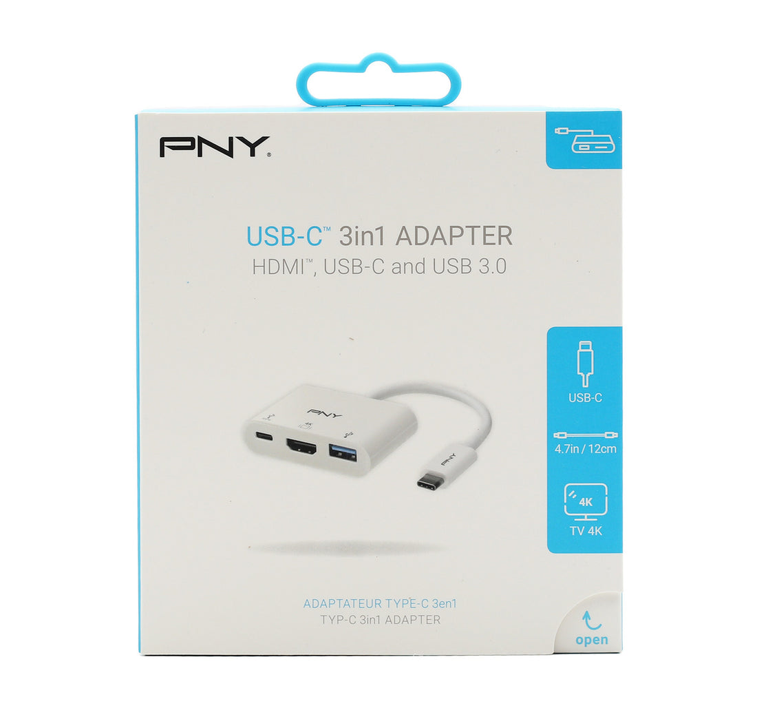 محول عرض PNY 3 في 1 من النوع C UA30HD