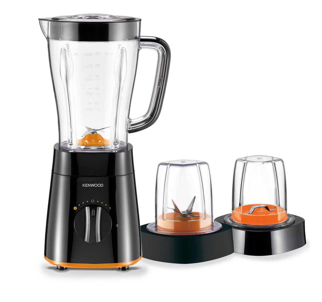 Kenwood Blender 500Watts with 2Mill, Black, 1.5Ltr, BLP15.360BK