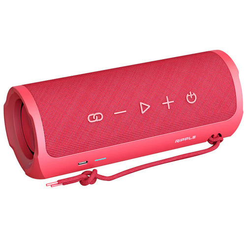 Hifuture IPX7 Portable Wireless Speaker, Red, Ripple