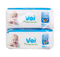 Voi Baby Wet Wipes Skin Balance 2 x 100pcs