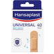 ضمادات الجروح العالمية هانسابلاست، مقاومة للماء، التصاق قوي، 40 قطعة
