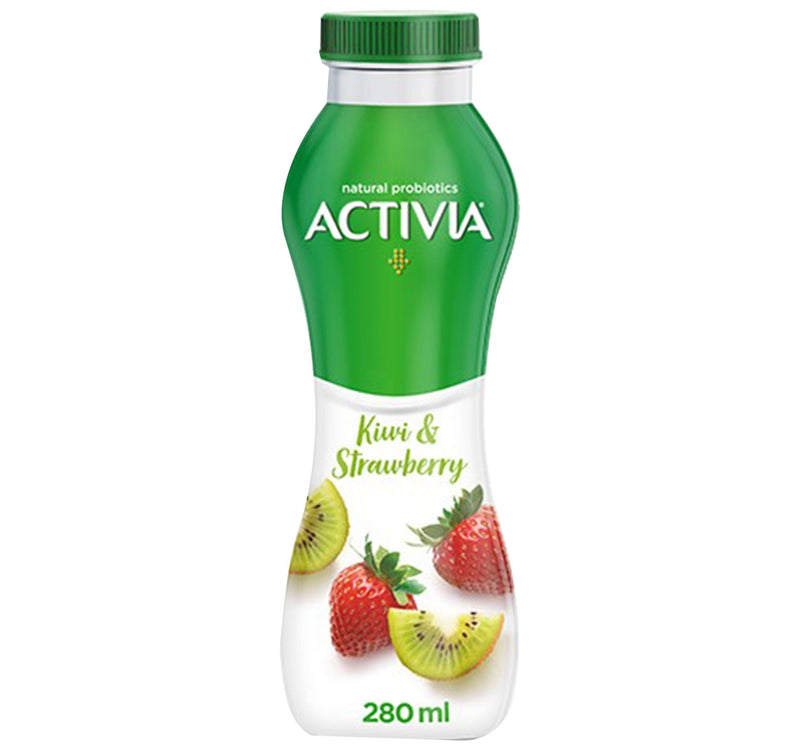 Activia Go Drinkable Yoghurt Kiwi & Strawberry 280 ml Sultan Center