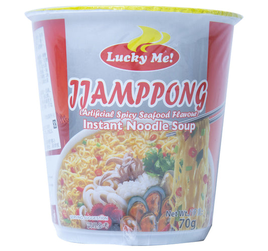 Lucky Me Jjamppong Spicy Instant Noodle Soup 70 g
