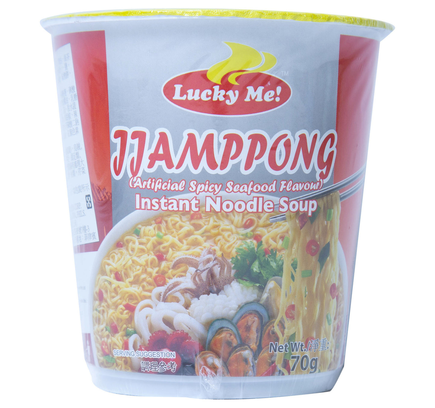 Lucky Me Jjamppong Spicy Instant Noodle Soup 70 g