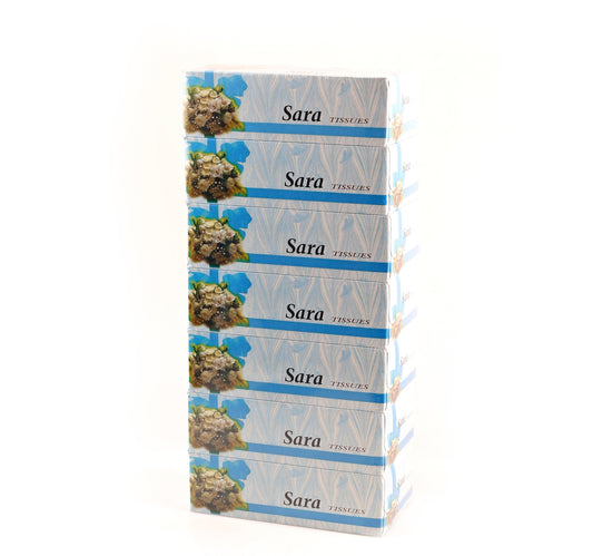 Sara Facial Tissue 7 x 120 Sheets