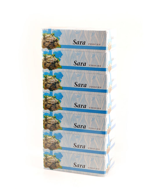 Sara Facial Tissue 7 x 120 Sheets