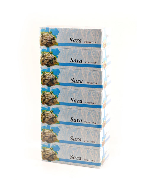 Sara Facial Tissue 7 x 120 Sheets