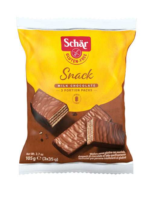 Schar Gluten Free Snack Chocolate Wafer 105 g