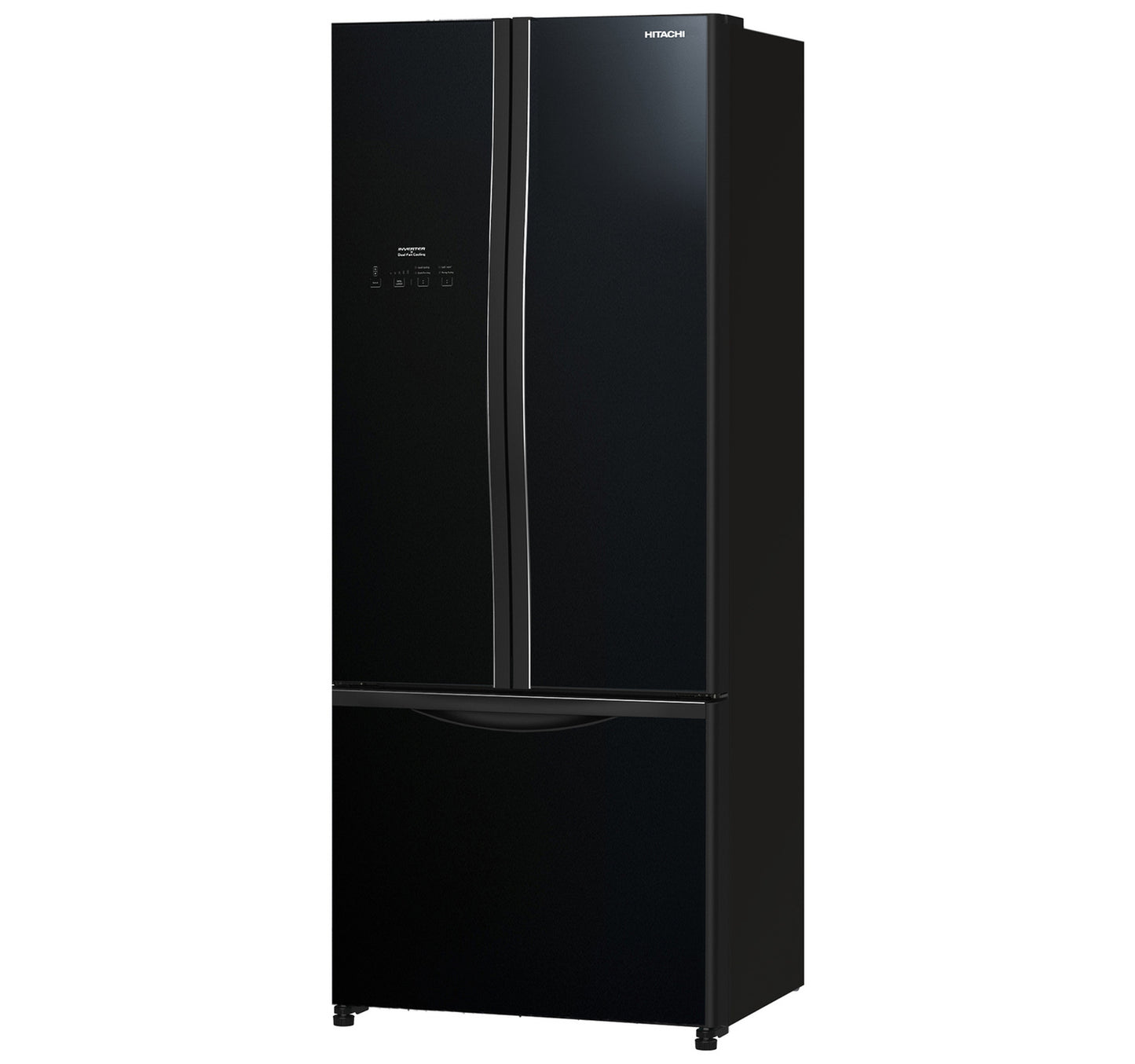 Hitachi French Bottom Freezer Refrigerator RWB710PUK9GBK 710LTR
