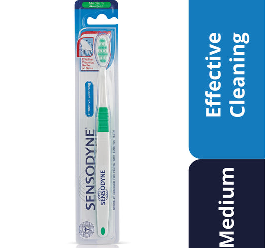 Sensodyne Toothbrush Effective Cleaning Medium Assorted Colours 1 pc