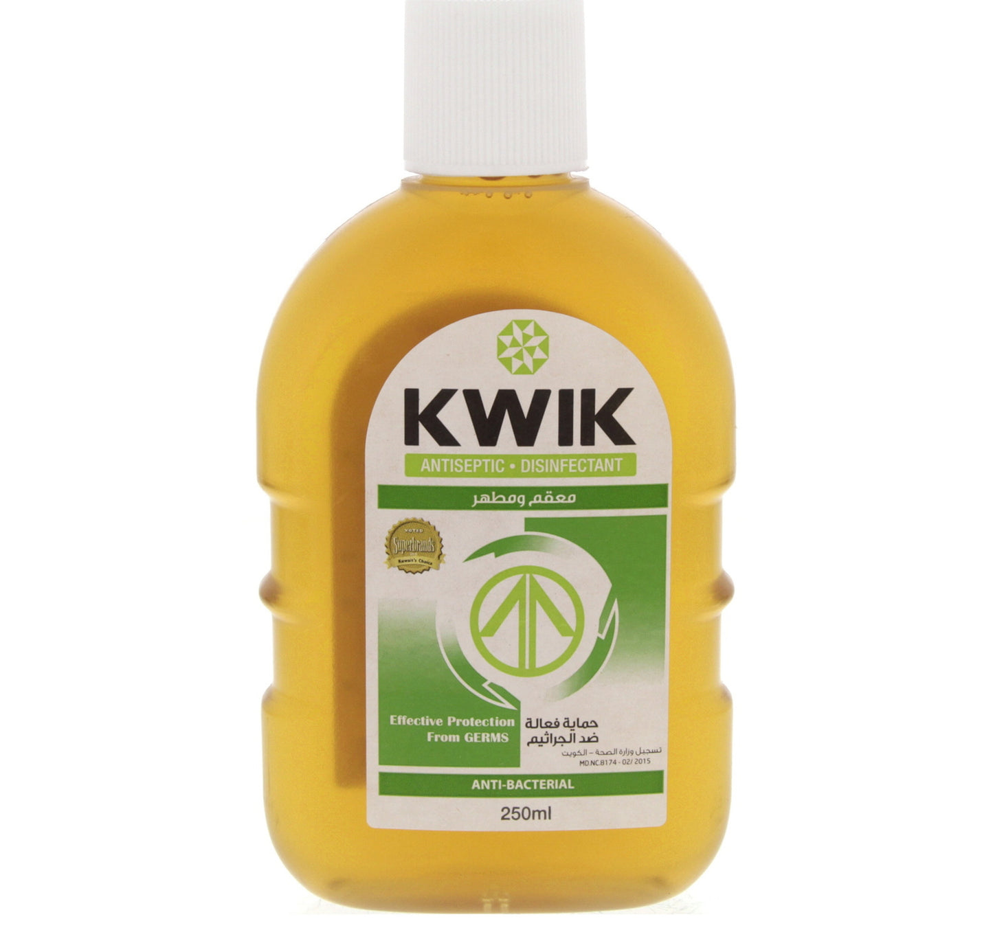 سائل مطهر مضاد للبكتيريا من كويك 250 مل