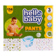 Hello Baby Diaper Pants Size 3 Medium 4-9 kg Box 136 pcs