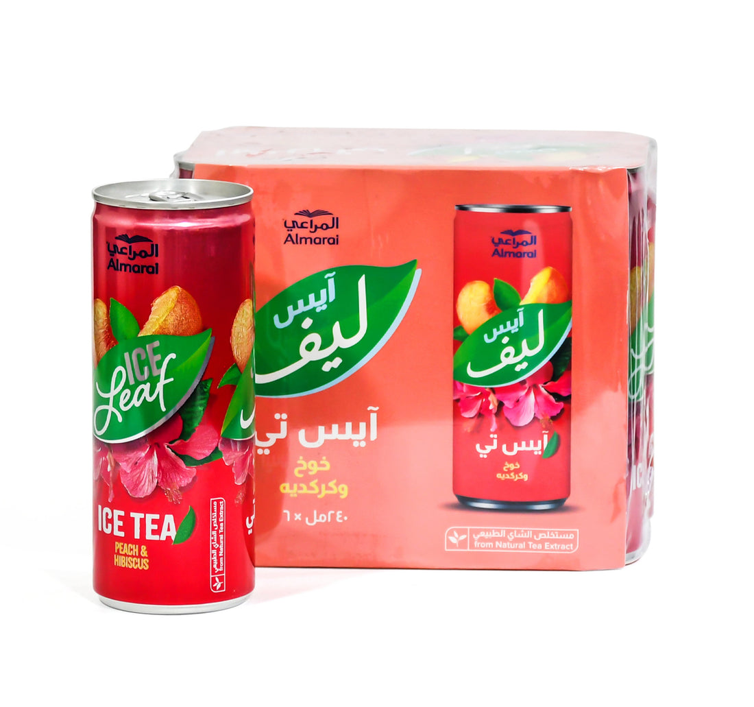 Almarai Peach & Hibiscus Ice Tea 6 x 240 ml