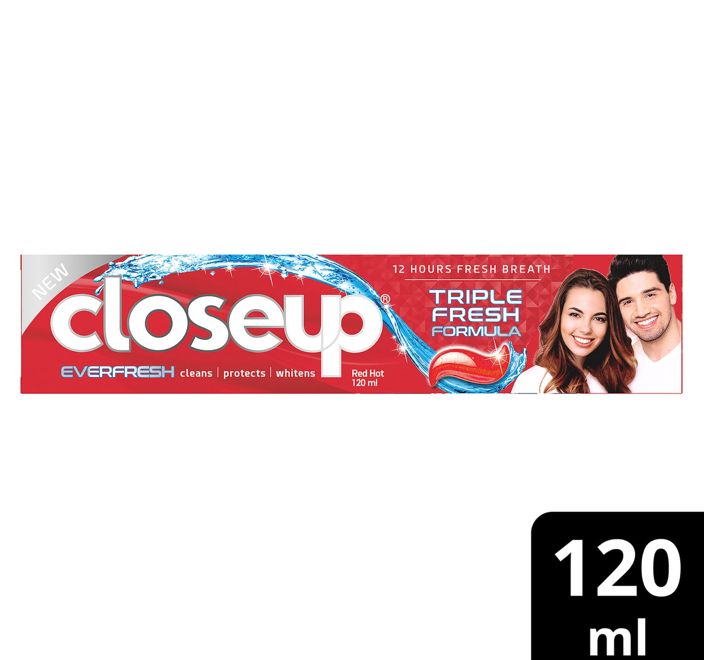 Closeup Triple Ever Fresh Formula Gel Red Hot Toothpaste 120 ml