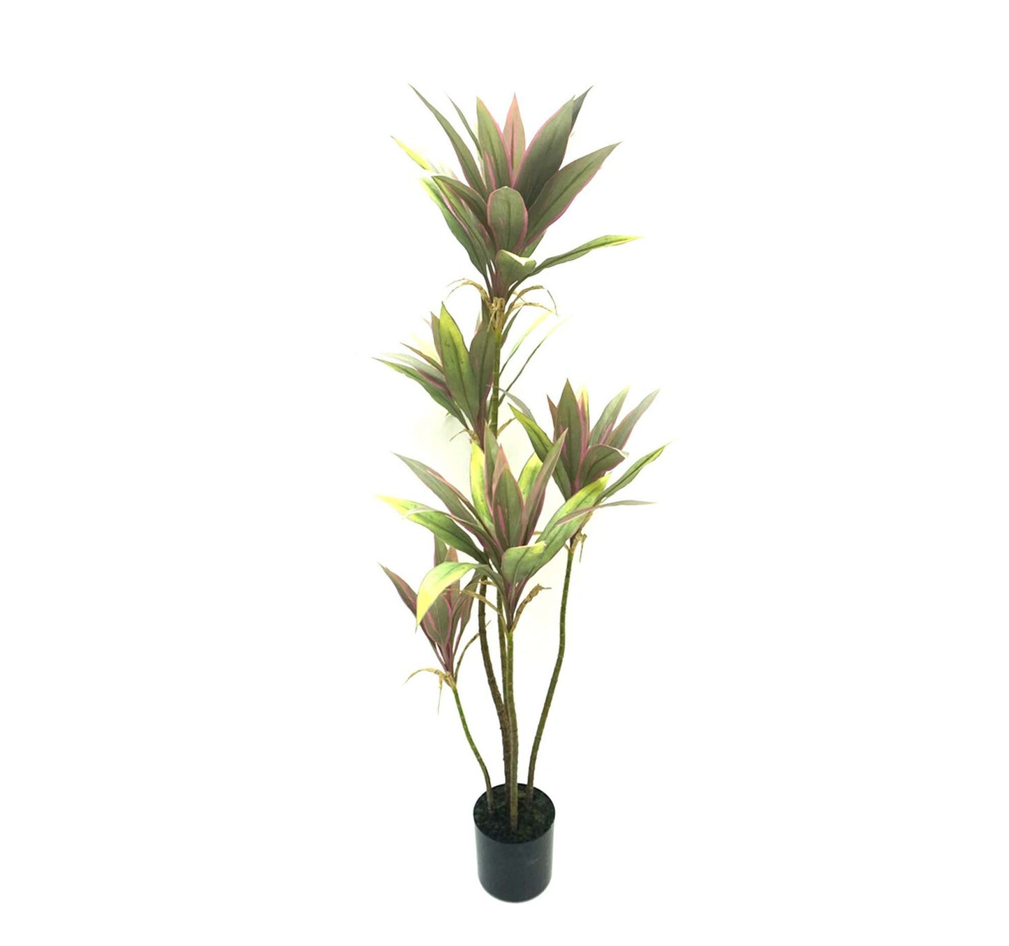 Maple Leaf Artificial Red Dracaena Plant with Pot 132cm 1709