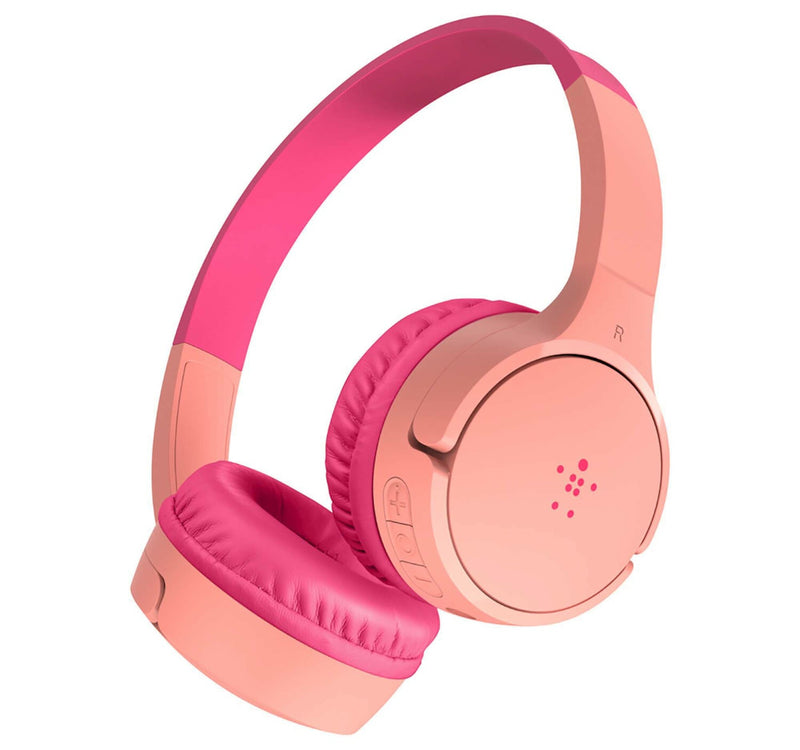 Belkin Kids Wireless On-Ear Headphones AUD002BT Pink