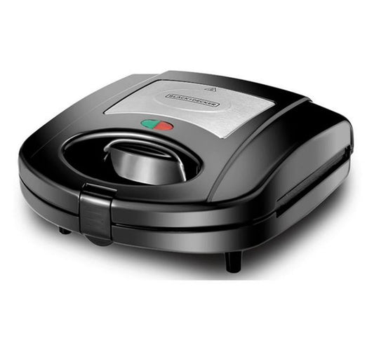 صانعة الساندويتشات القابلة للتبديل 3 في 1 من بلاك+ديكر، لون أسود، TS2130-B5