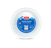 LuLu Plastic Plates 18cm 25 pcs