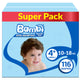 حفاضات سانيتا بامبي للأطفال مقاس 4+ كبير 10-18 كجم 116 قطعة