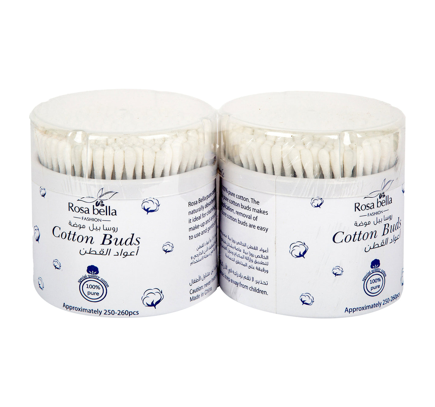 Rosa Bella Cotton Buds 2 x 250pcs