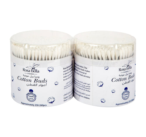 Rosa Bella Cotton Buds 2 x 250pcs