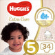 Huggies Extra Care Size 5 12 -22 kg Value Pack 34 pcs