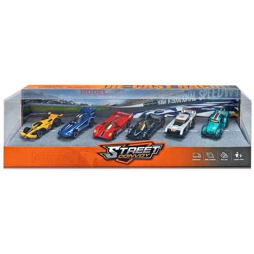 Skid Fusion Die Cast Car 1:64 6pcs Assorted