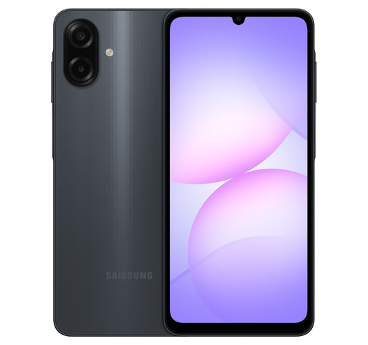 Samsung Galaxy A07 4G Smartphone, 4 GB RAM, 128 GB Storage, Black, SM-A075FZKGMEA