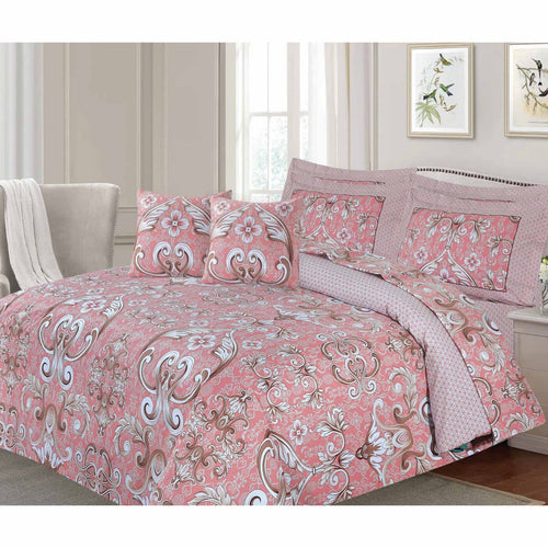Barbarella Cotton Quilt Cover (275x260cm) King 3pcs Set 144TC Jogin