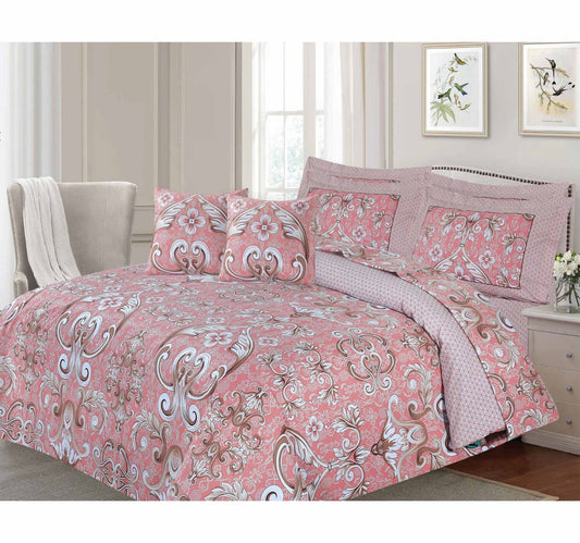 Barbarella Cotton Fitted Sheet Single (100x200+25cm) 2pcs Set 144TC Jogin