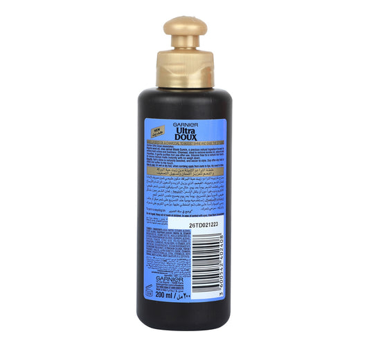 Garnier Ultra Doux Shine Booster Leave In Cream Black Charcoal & Nigella Seed Oil 200 ml