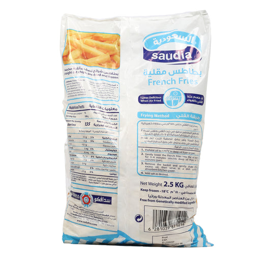 Saudia French Fries 2.5 kg