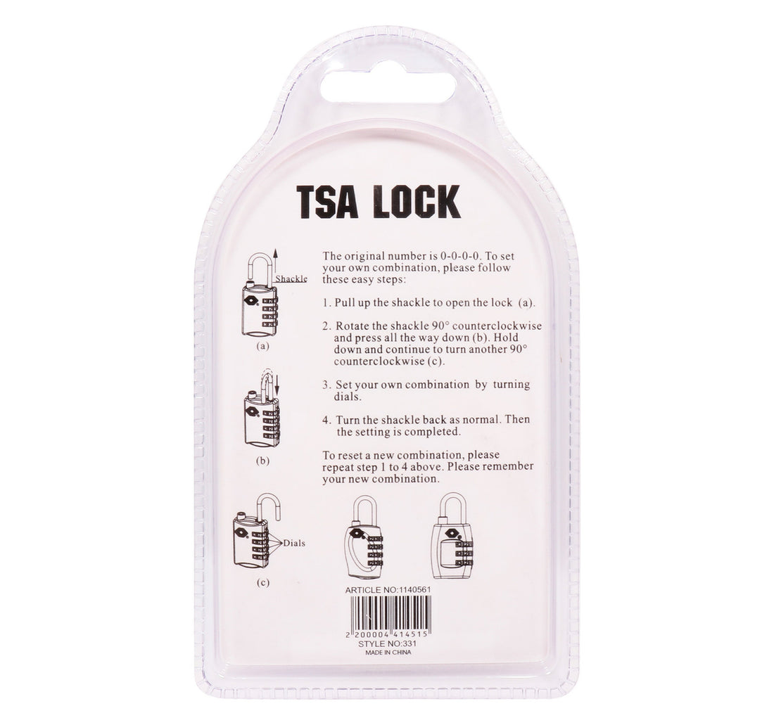 Nine States Brass Number Lock 331