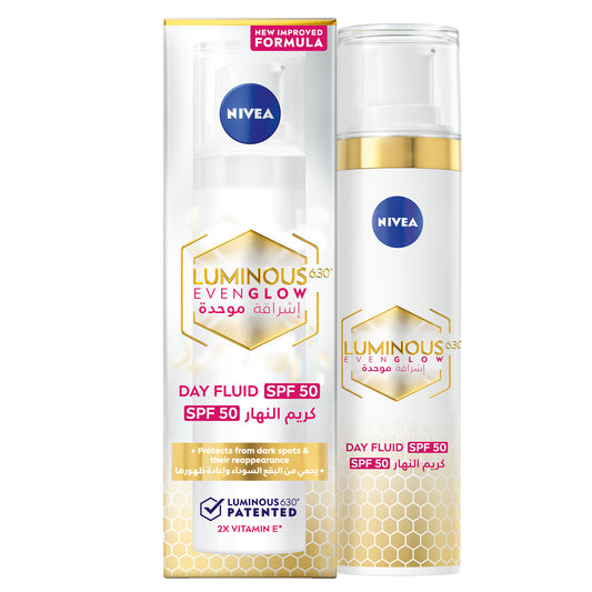 Nivea Luminous630 Even Glow Face Day Fluid SPF 50 40 ml