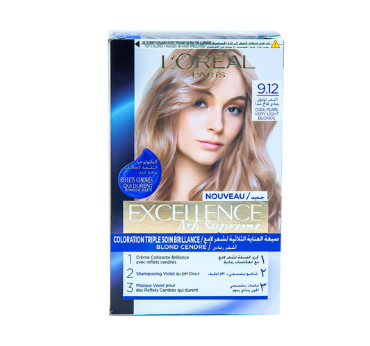 L'Oreal Paris Excellence 9.12 Cool Pearl Very Light Blonde 1 pkt