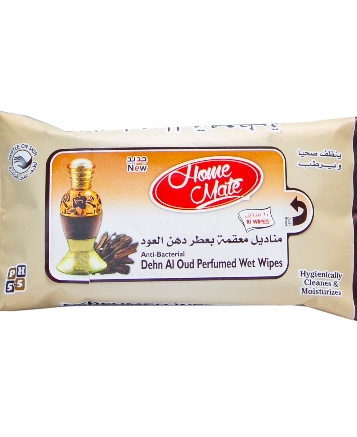 Home Mate Dehn Al Oud Perfumed Wet Wipes 10pcs