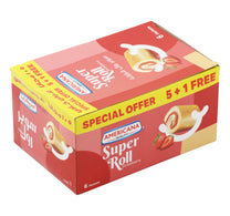 Americana Super Roll Strawberry 60 g 5 + 1