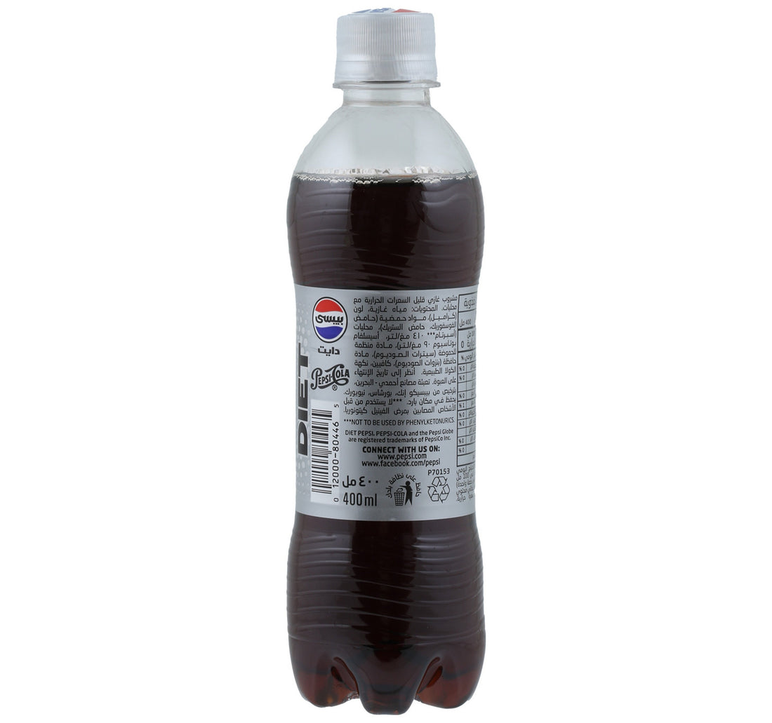 Pepsi Diet Carbonated Drinks 400 ml