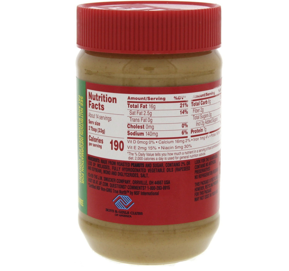 Jif Creamy Peanut Butter 454 g